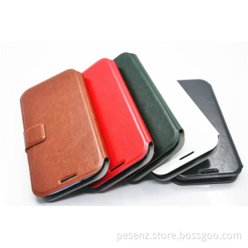 Deluxe Leather Mobile Phone Case for iPhone Sumsung I9300